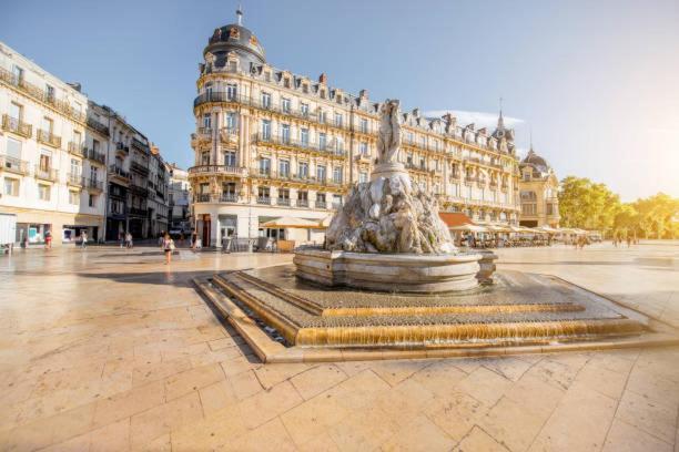 * F3 Haussmannien, Centre-Ville, 4 Pers, Wifi * Montpellier Exterior foto